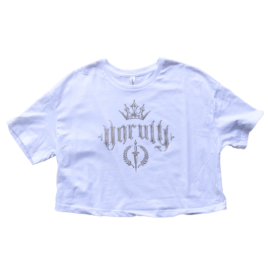 "Unruly" Cropped Tee