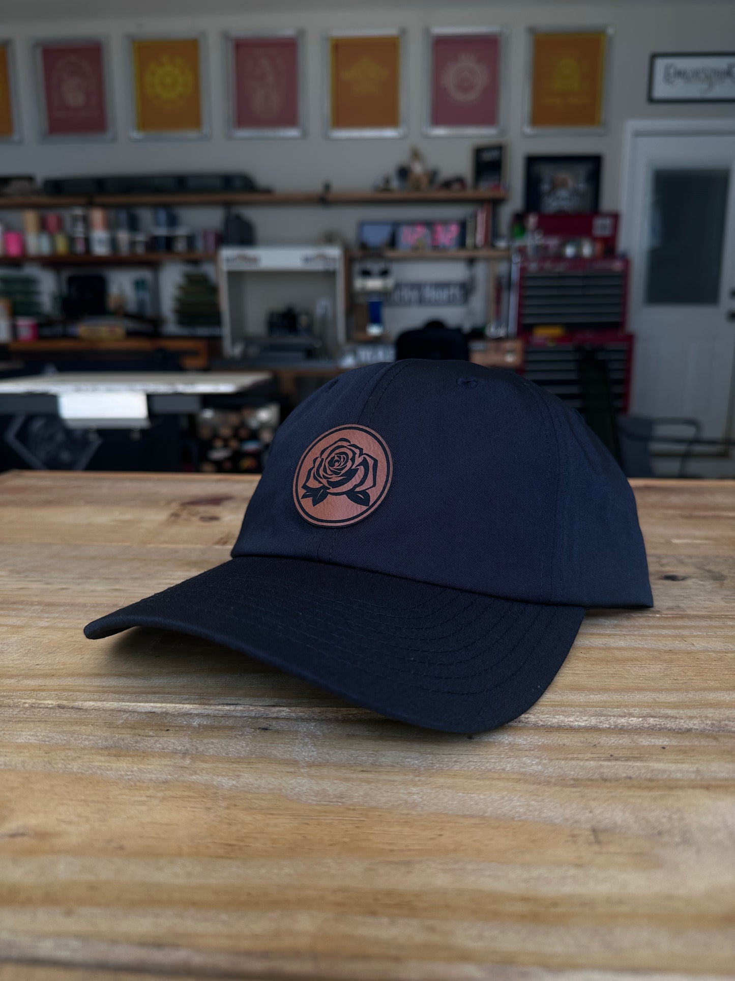 whiskey rose dad hat