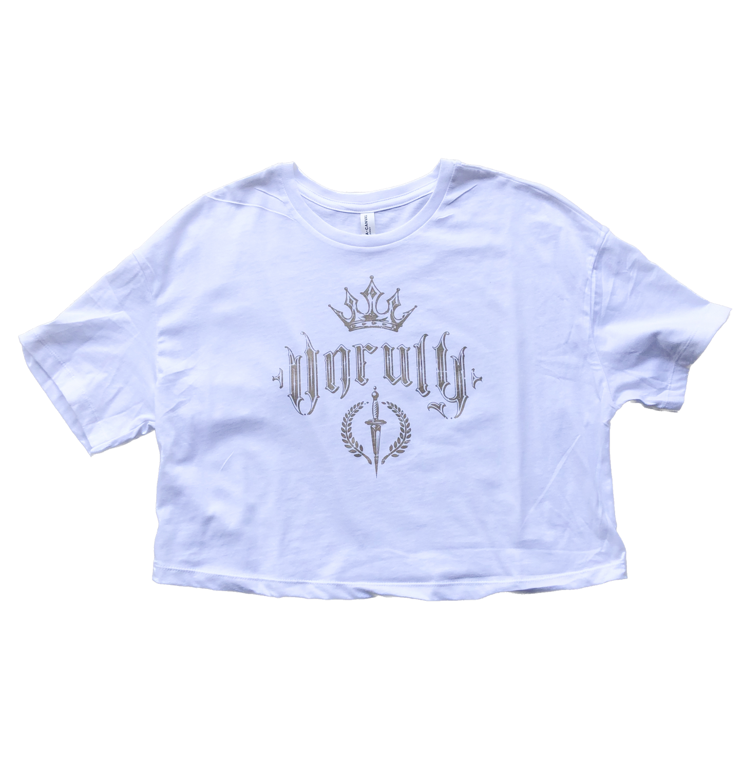 "Unruly" Cropped Tee